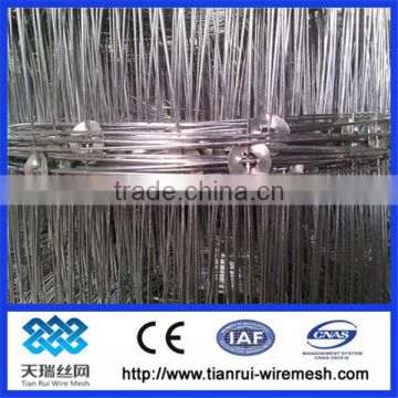 Galvanized field fence