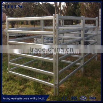 Hepeng 1.6*2.1m Used Corral Panels / Horse Fence Panels / Galvanized livestock metal fence