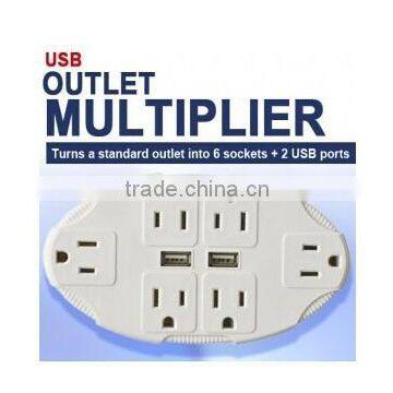 dual usb outlet multiplier