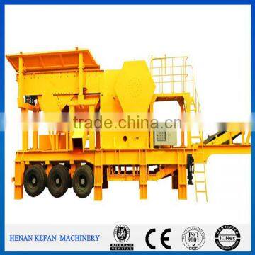 2015 PE 600*900 Mobile crushing plant with diesel engine for sale