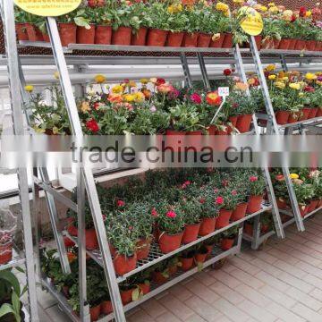 204 Display Flower Cart Pot Trolley Rack photo-5