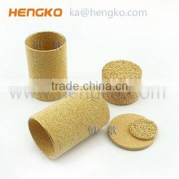 Spherical bronze powder sintered filter housing