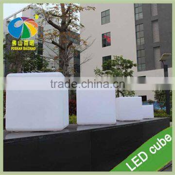 Rechargeable Plastic Furniture Led Cube With 16 Colors Lights photo-5