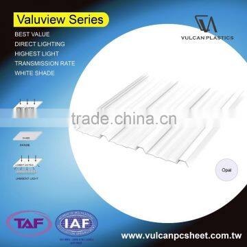 Colored Polycarbonate Sheets in Profiles (Valuview Opal Series) photo-2