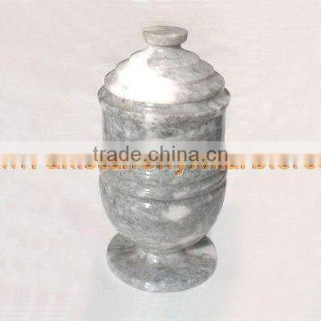 UNIQUE MARBLE CANDY JARS POTS HANDICRAFTS photo-2