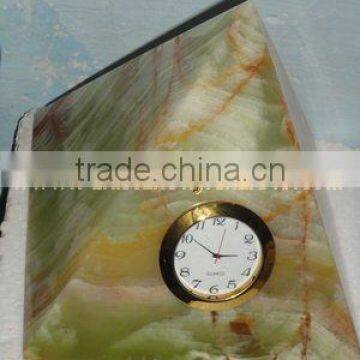 The most beautiful WholeSale 2017 New Design CLOCKS ONYX MARBLE HANDICRAFTS