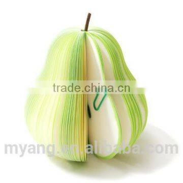 Promotional 3D Fruit Shaped Wholesale Note Paper Fruit Memo Pad photo-3