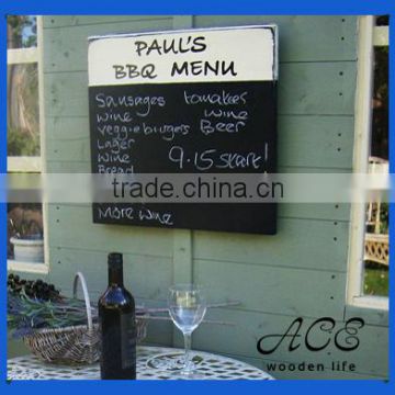 Wooden Blackboard Menu Board for Pub Advertising Black Board Customization Patterns Erasable Blackboard