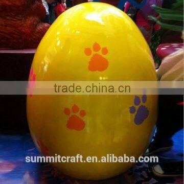 Resin fiberglass large easter eggs decoration