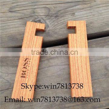 Shop Display Wooden Stand Multifunctional For IPAD Creative Wooden Stand With Logo For IPad Support Holder Phone Base photo-3