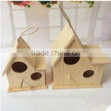 New Unfinished Wooden Bird Nest for Sale photo-3