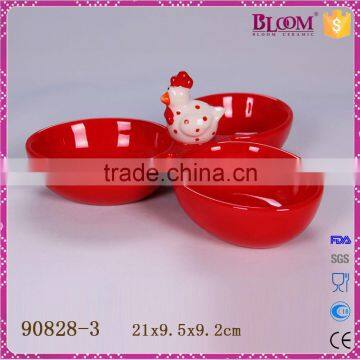 Hand Painted Ceramic Dish Tray photo-3