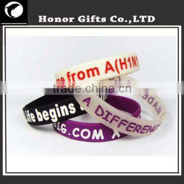 Promotional Gifts High Quality Logo Custom Cheap Silicone Bracelet photo-4
