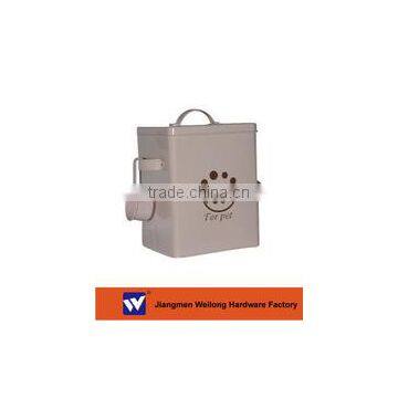 New Design Large Metal Pet Food Storage Container With Scoop photo-2