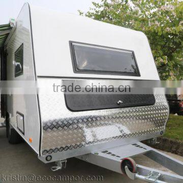 OEM Travel Caravan Trailer With Tent Furniture Fridge For Sale photo-4