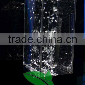 Lighting Acrylic Mobile Phones Used Waterproof Showcase