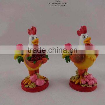 2017 Resin New Year Rooster Ornament photo-2