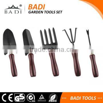 hot sale garden tools mini set with brown wooden handle