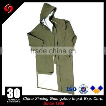 2017 wholesale Adult military camouflage long raincoat poncho raincoat sale