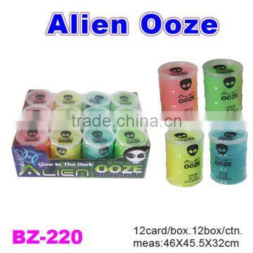 alien glow in dark slime