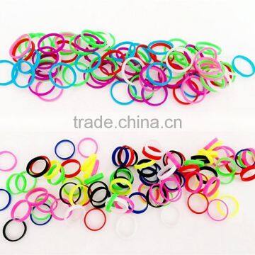 silicon rubber band mix color( yellow, green, blue ,red or request)