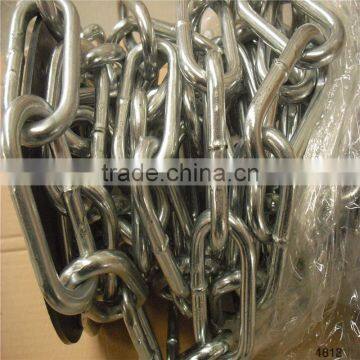 Linyi OEM hardened stainless steel link chain/dog chain