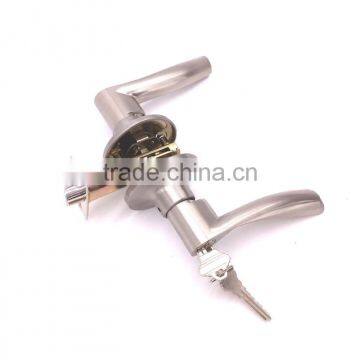 Zinc Commercial Room Office Hotel Glass Heavy Duty Security Door Lever Handle Cylinder Lock photo-2