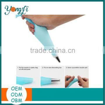 Piping Bag Cake DIY Decorating Tool Food Grade Empty Silicone Pastry Bag photo-2