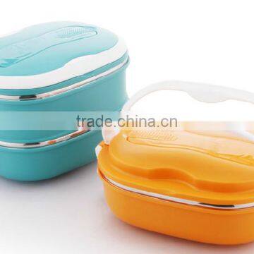 Multi-layer Stainless Steel Thermal Insulated Lunch Box Tiffin Box / Food Storage Containers photo-2