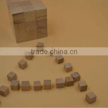 Natural Wooden Craft Cubes Wood Block Cube 10mm to 50mm Diameter photo-3