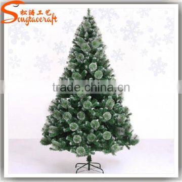 Decorative Christmas Tree Artificial Plasic Christmas Tree Stand PE Mixed PVC Holiday Tree Outdoor Decor photo-5