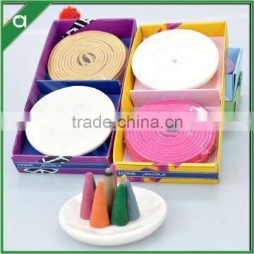 Incense coils with ceramic incense holder,incense wholesale