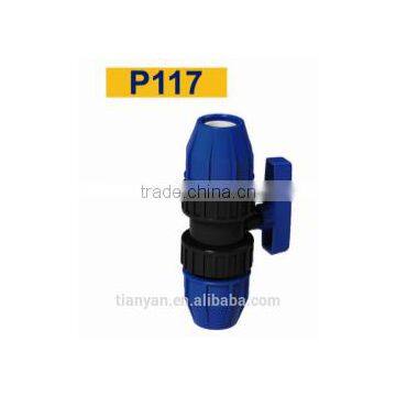 TY High Quality PP Compression Fittings TRUE UNION BALL VALVE Eco-friendly Cheap Price Full Size Factory Price List Discount photo-2
