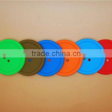 Custom Silicone Rubber Wine Drink Coaster ,cheap Cup Cover Silicone ,cute Cup Mat photo-2