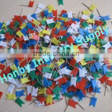 32mm Blue Green Yellow Red White Color Marker Push Map Flag Pins photo-5