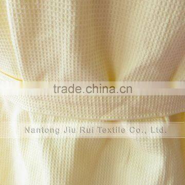 Yellow Unisex Soft Long Robes Nightwear Thick Winter Pajamas Waffle Robe Women Cotton Spa Shower Homewear photo-6