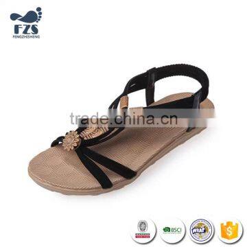 HFRTA231 2017 fashion cheap wholesale peep toe latest women flat sandals