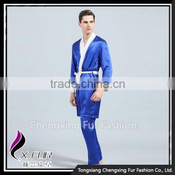 CXLLSP01Z Sexy Silk Pajamas Set Night Robe Homewear Sleepwear photo-6