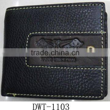 Fashion Hot Black Genuine Leather Men Designer Notecase photo-3