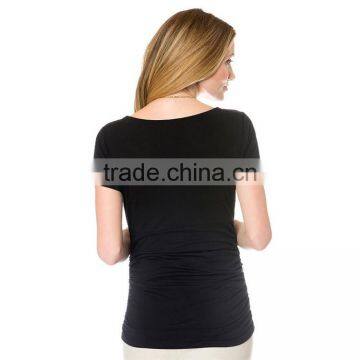 Hot Sale Blank t Shirt for Pregnant Women Modern Maternity Clothings photo-3