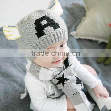 TC17008 Wholesale Cute Baby Winter Hat and Scarf photo-4