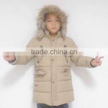 R&H 2014 hot sale OEM service kid long winter thermo coat