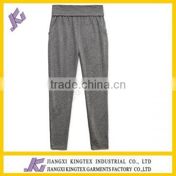 Custom Double Layer Design Harem Pants,women Three Quarter Harem Pants,jiangxi Cotton Harem Pants photo-2