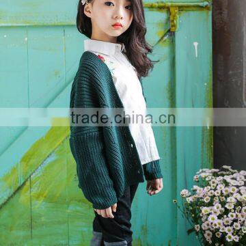 Zm35740a 2017 New Deisgn Girl Knit Sweater Spring Cardigan for Wholesale photo-3