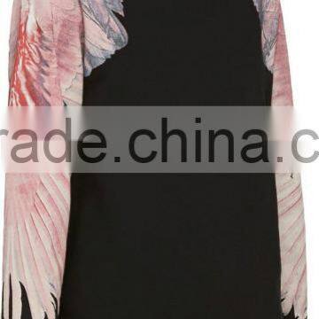 Clothing Factory in China Women 2015 Bird Wing Sweatshirt Wholesale Unique Design Sweatshirt photo-2