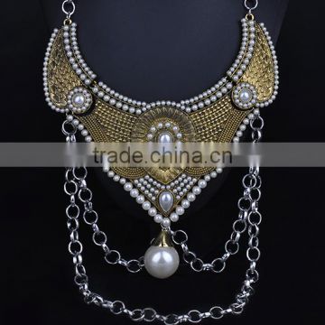 F20009N new style pearl necklace elegant women necklace