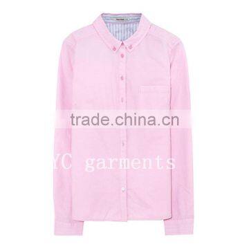 OEM Price Distributor Wholesale Slim Fit Fashion Ladies Plaid Blouse and Shirts