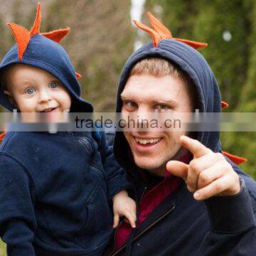 2017 Newest New Arrival Wholesale Dinosaur Mother Father And Me Boys Matching Family New Trendy Hoodies photo-3