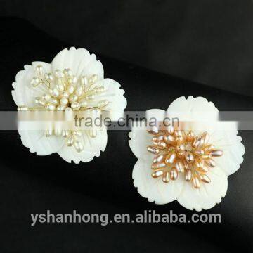 Natural Pearl Joker Temperament Brooch Brooches Awabi Flowers photo-3