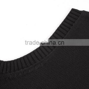 Sleeveless Argyle Top Brand Sweaters Vest For Men photo-4